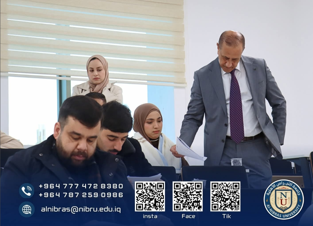 السيد رئيس الجامعة  يتفقد سير الامتحانات النهائية